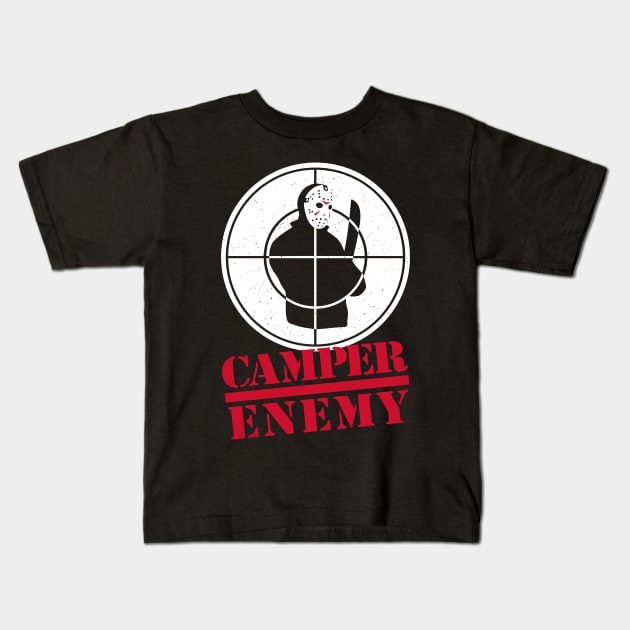 Camper Enemy Kids T-Shirt by Getsousa